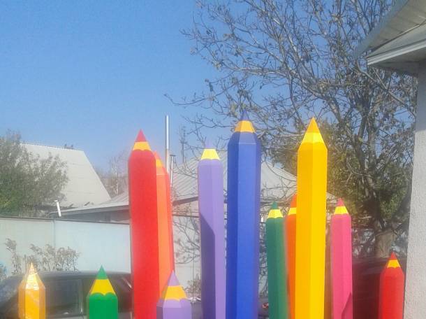 3D фигуры (хардпостеры), декорации, объемные напольные буквы (световые, не световые), фотография 1