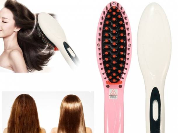 Расческа выпрямитель FAST HAIR STRAIGHTENER, фотография 5