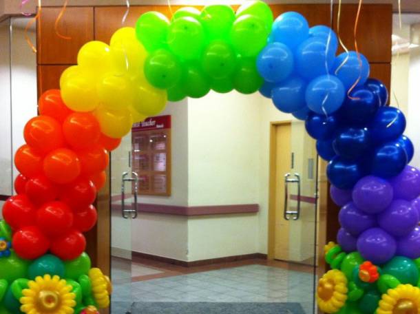 Красочные арки и различные декорации из шаров!!!, фотография 1