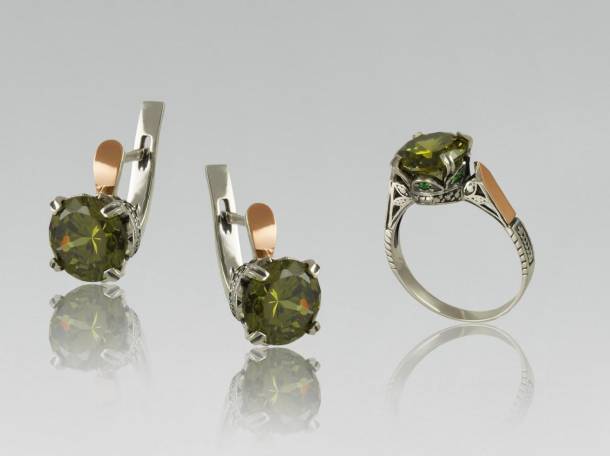 ювелирные изделия из серебра с золотом от производителя, прямые поставки, фотография 5