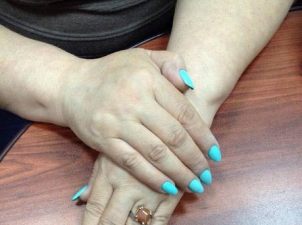 Аппаратный маникюр, покрытие гель лаком. , фотография 4