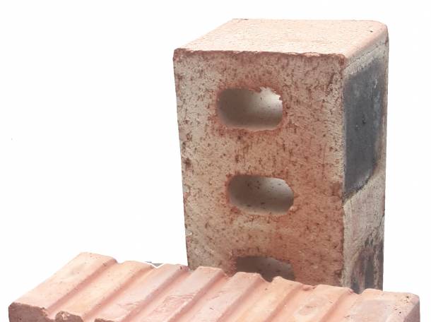 Кирпич керамический, полуторный, рядовой, пустотелый, утолщенный, фотография 1