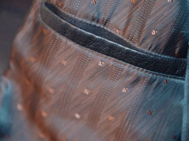 Мужской кожаный плащ, фотография 6