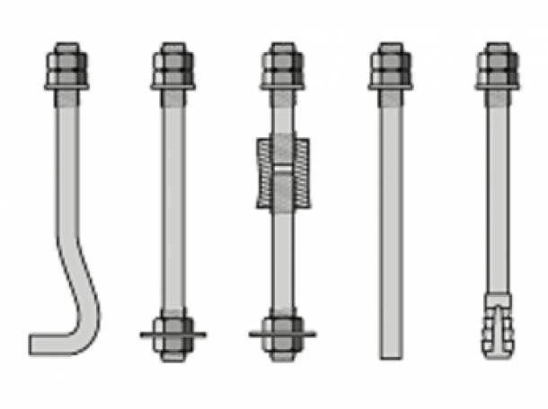 Болты фундаментные с анкерной плитой ГОСТ 24379.1-80, фотография 1