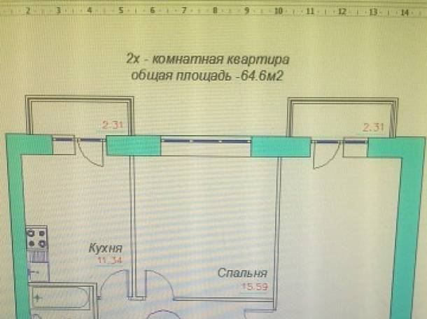 Срочно Продам 2-х комнатную кв в р-он Гольф Клуба, ул Жылыбулак, фотография 1