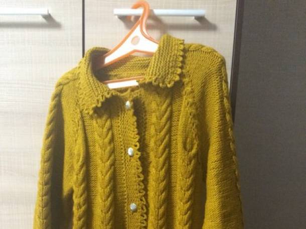 вязаный кардиган, фотография 4