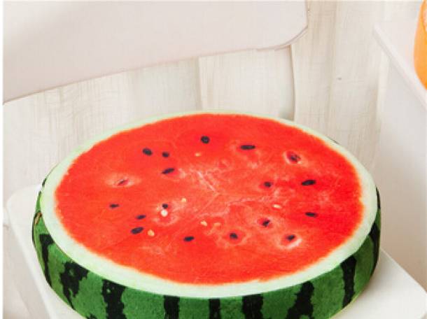 Мягкие подушки в виде 3D фруктов, фотография 1