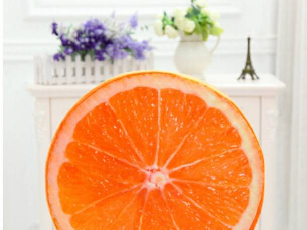 Мягкие подушки в виде 3D фруктов, фотография 2