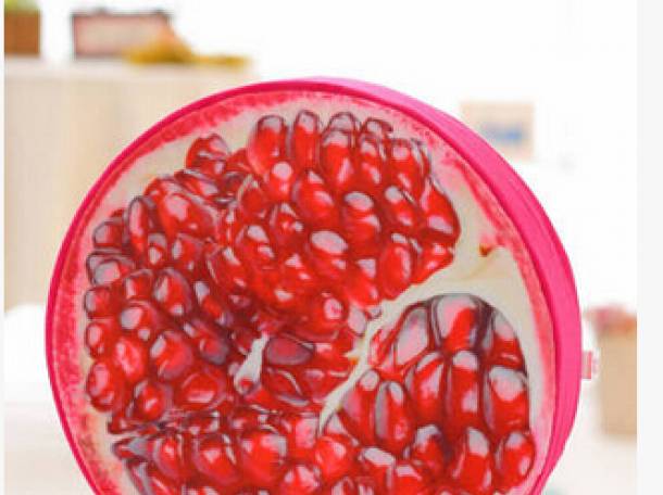 Мягкие подушки в виде 3D фруктов, фотография 5