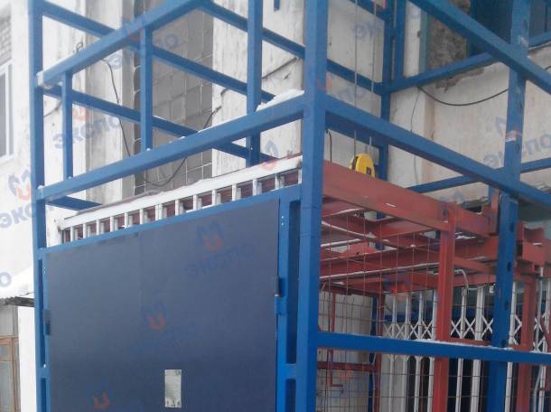 Шахтный грузовой подъемник от компании «ЭСКПО», фотография 1