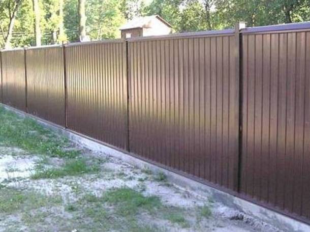 Забор из профлиста, фотография 1