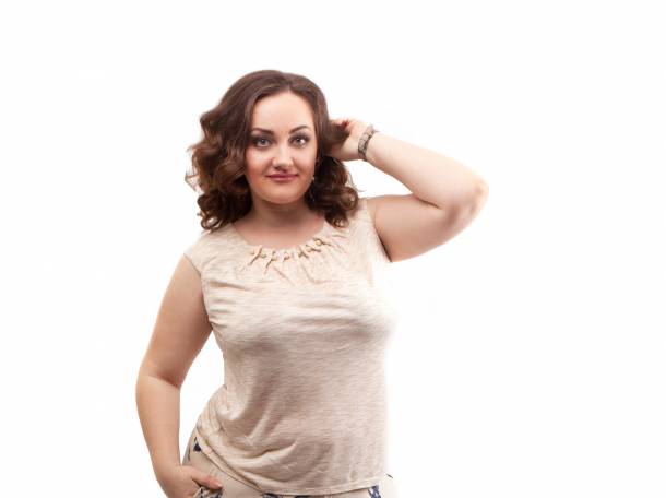 Женские платья и блузки большого размера, фотография 4