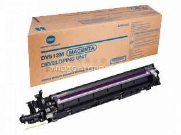 Блок девелопера DV-512M красный Konica Minolta bizhub C224e, фотография 1