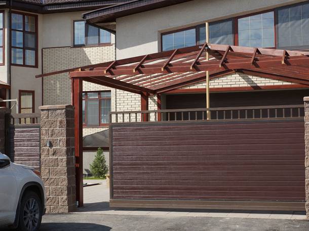 Автоматические откатные ворота, фотография 1