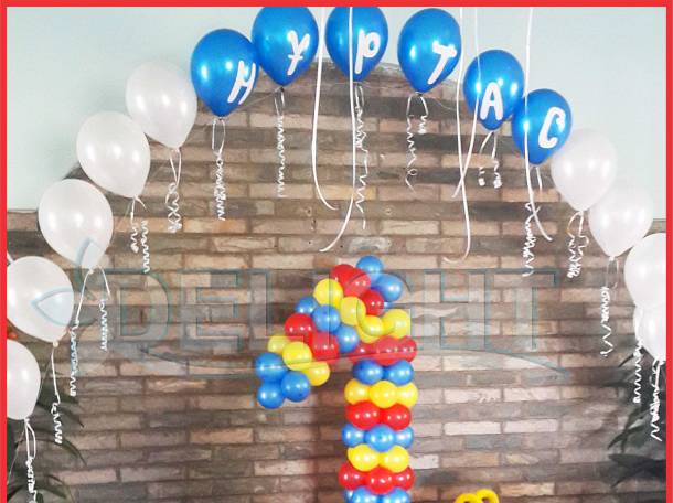 Фигуры из шаров, цифры из шаров, фотография 1