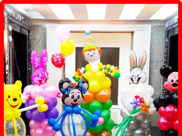 Фигуры из шаров, цифры из шаров, фотография 4