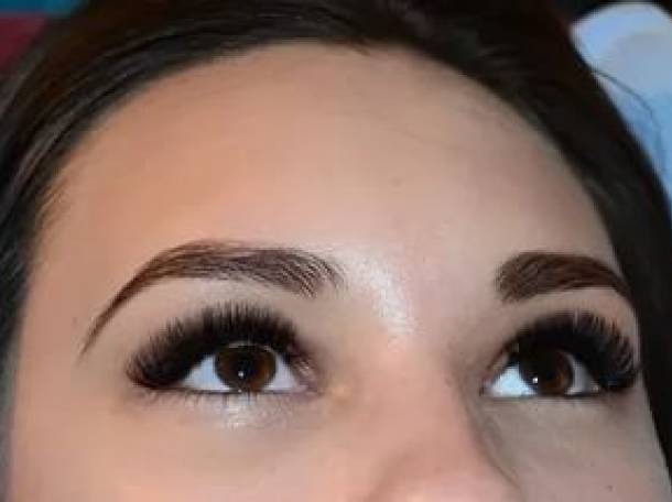 Кератиновое выпрямление волос, наращивание ресниц, сахарная депиляция, фотография 1