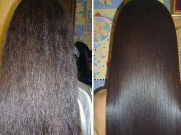 Кератиновое выпрямление волос, наращивание ресниц, сахарная депиляция, фотография 6