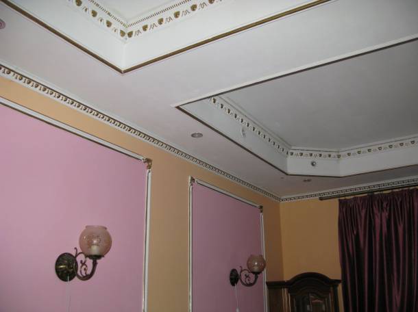 Наклейка молдингов, пилястр и гантелей, фотография 2