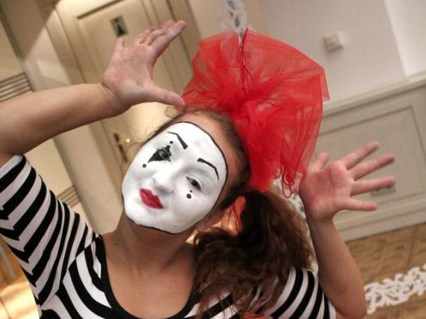 Мимы на встрече гостей от TESLA Art Lab , фотография 1