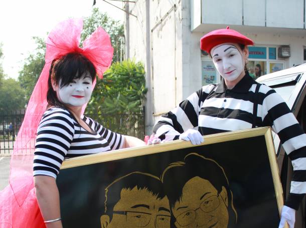 Мимы-курьеры от TESLA Art Lab , фотография 3