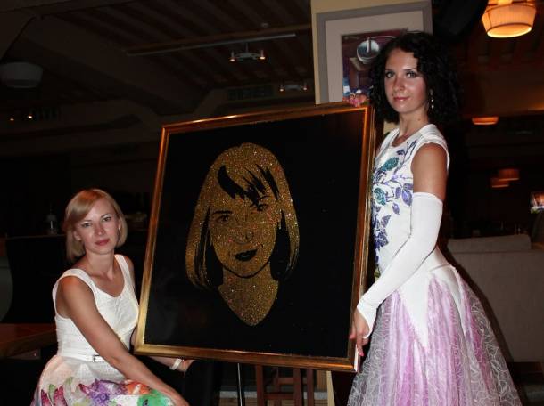 Блесточный портрет на заказ от TESLA Art Lab  , фотография 1