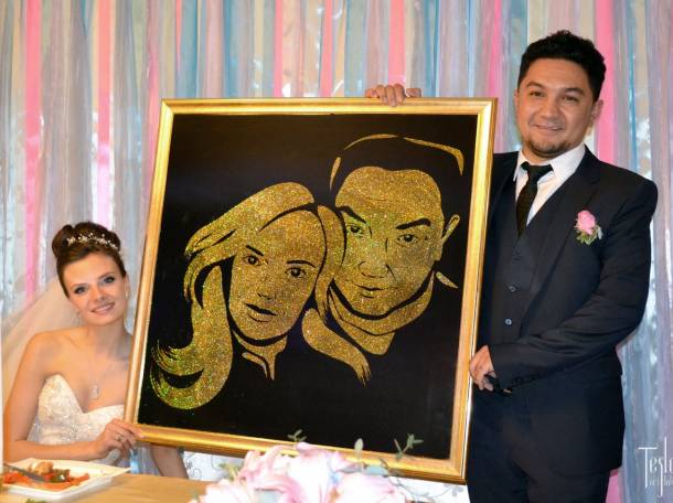 Блесточный портрет на заказ от TESLA Art Lab  , фотография 4