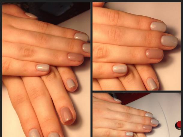 маникюр, гелевое покрытие, дизайн, фотография 1