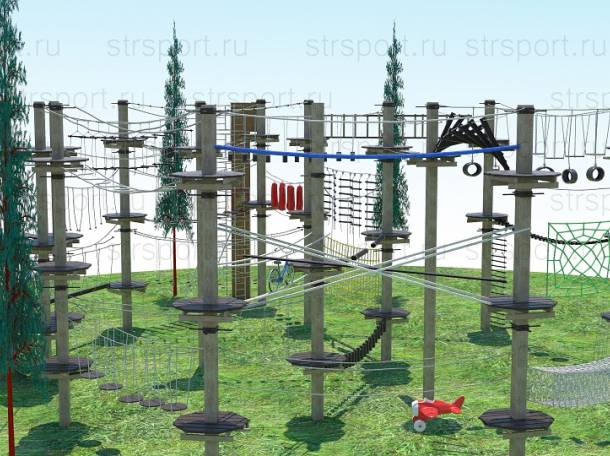 Веревочные парки/канатные мосты от производителя, фотография 3