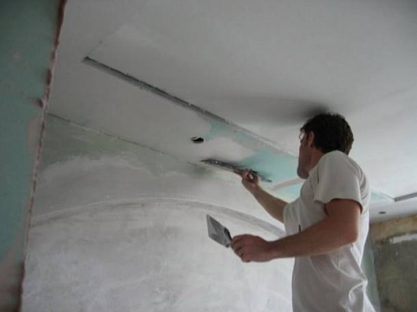 ремонт потолка, фотография 1