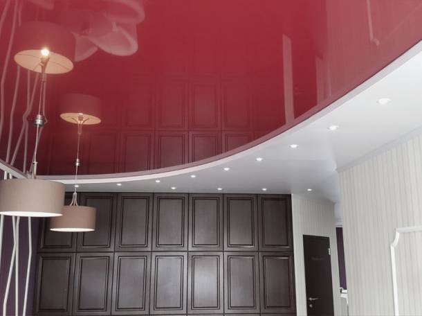 Натяжные потолки, фотография 1