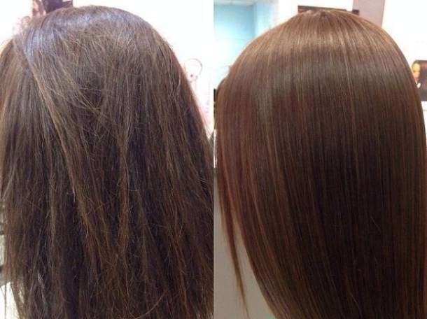 Ламинирование и кератиновое выпрямление волос с выездом, фотография 3