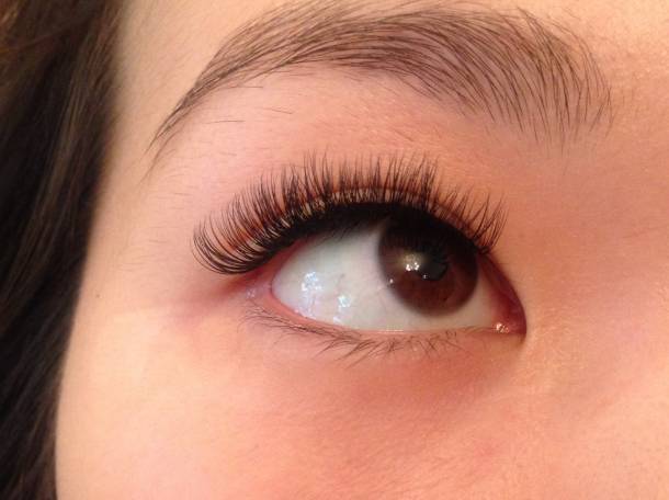 наращевание ресниц, фотография 1
