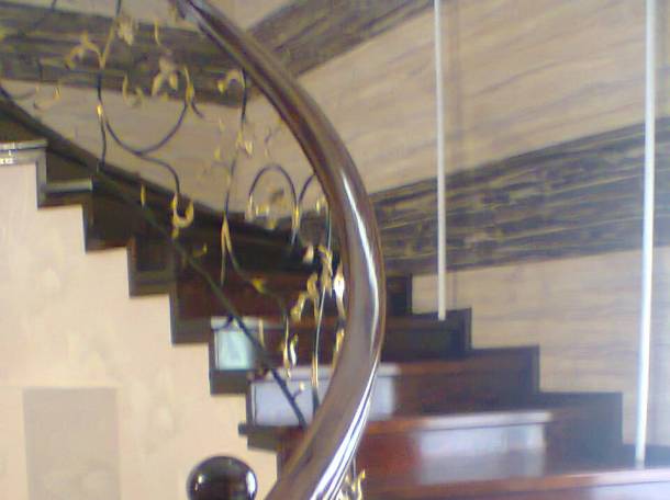 лестницы кованные деревянные, фотография 1