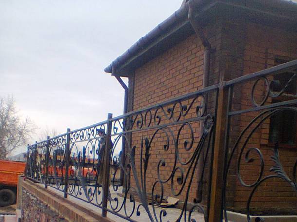 лестницы кованные деревянные, фотография 6