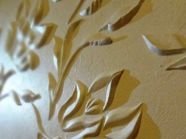 3D барельеф в интерьере, фотография 2