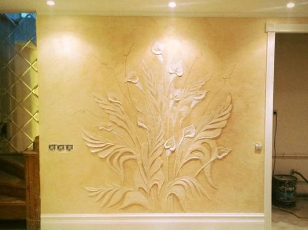 3D барельеф в интерьере, фотография 8
