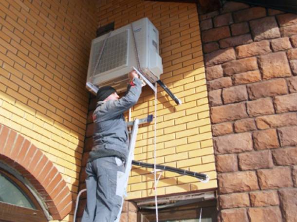 Монтаж кондиционеров в частный дом, фотография 1