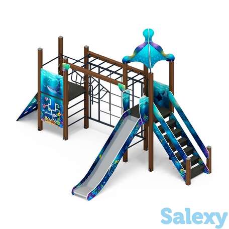 Детский игровой комплекс «морской» дик 2.17.09-01 h=1500, фотография 1