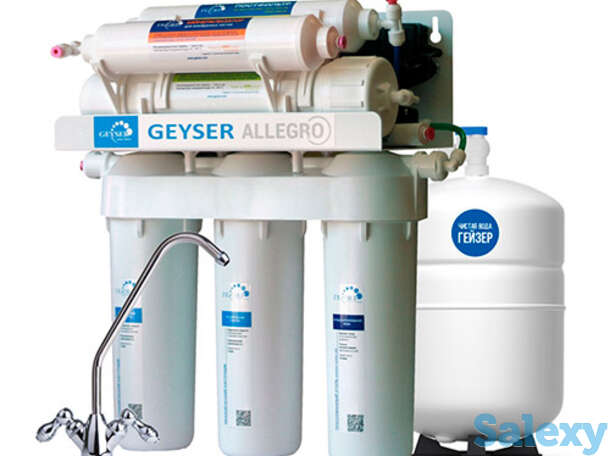 Фильтр обратного осмоса гейзер аллегро пм с помпой и минерализатором (бак 12 л), фотография 1
