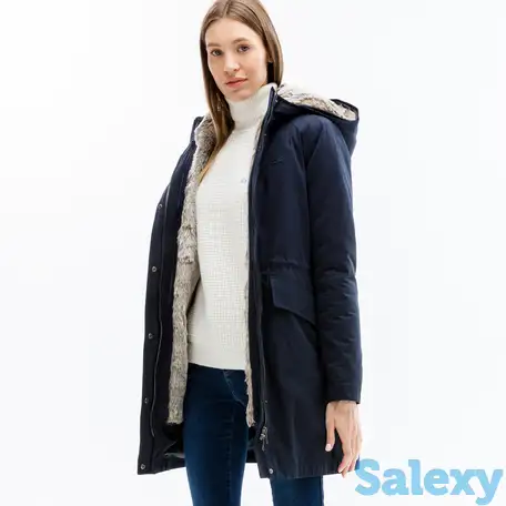 Женская утеплённая куртка-парка lacoste, фотография 1