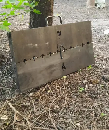 Складной мангал-чемоданчик, фотография 3