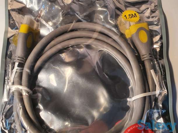 Кабель шнур High speed HDMI-HDMI Premium series толстый провод 1,5м, фотография 4