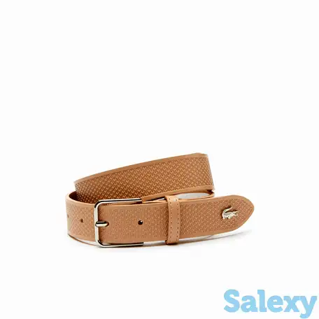 Кожаный ремень lacoste chantaco, фотография 1