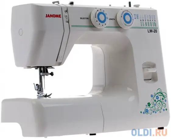 Швейная машина janome lw-20 белый, фотография 1