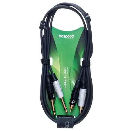 Кабель jack-rca 3 m bespeco eagle pro eay2jr300, фотография 1