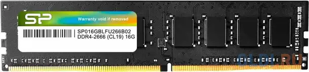 Оперативная память для компьютера silicon power sp016gblfu266f02 dimm 16gb ddr4 2666, фотография 1