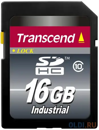 Промышленная карта памяти sdhc transcend 10i, 16 гб class 10 mlc,, фотография 1