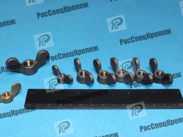 Гайка барашек М10-6Н,2М10-6Н.ГОСТ 3032-76, фотография 1