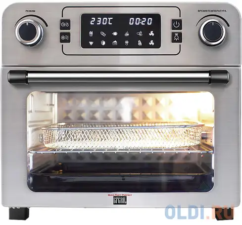 Мини-печь gfgril gfao-700 серебристый, фотография 1